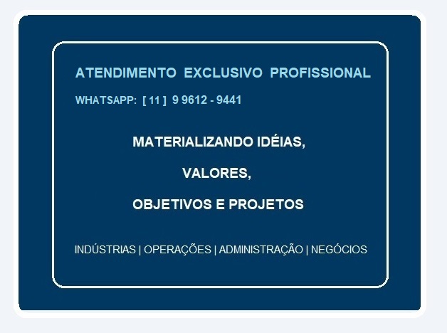 Consultoria especializada para Industrias, operações, administração, negócios